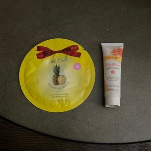 Que Bella Face Mask/ Burt’s Bees gel cleanser